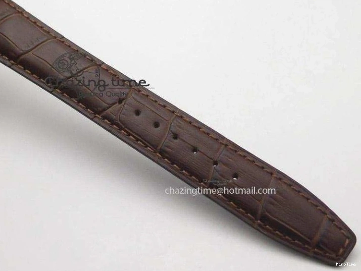 MIROTIME 0522 Pilot Chrono RG 3878 ZF Best Edition Grey Dial On Brown Leather Strap A UrbanChic 7330